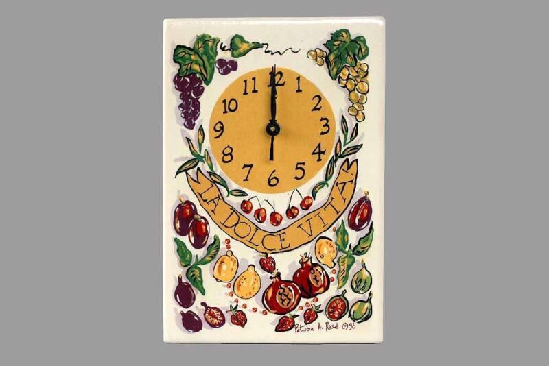 שעון מטבח ירקות לתלייה